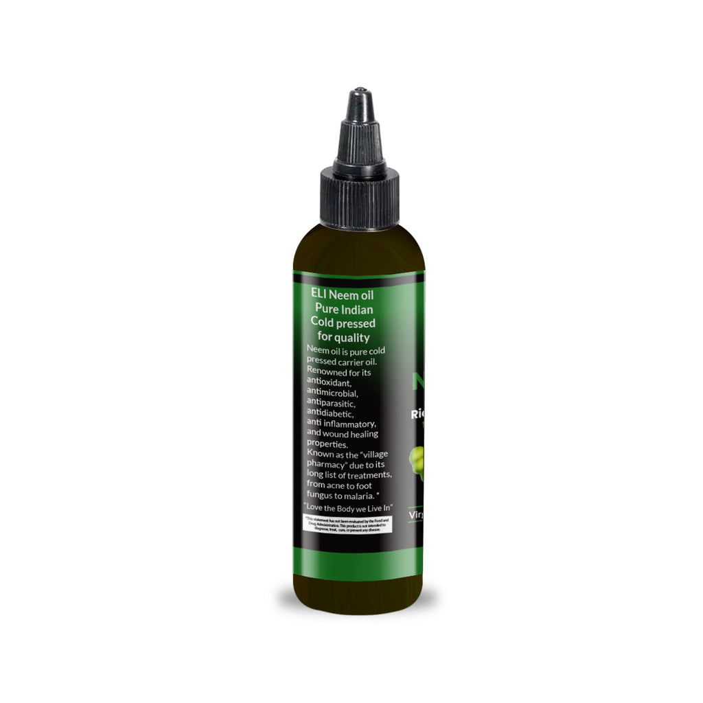 Neem Oil (Virgin, Unrefined) – Cold-Pressed