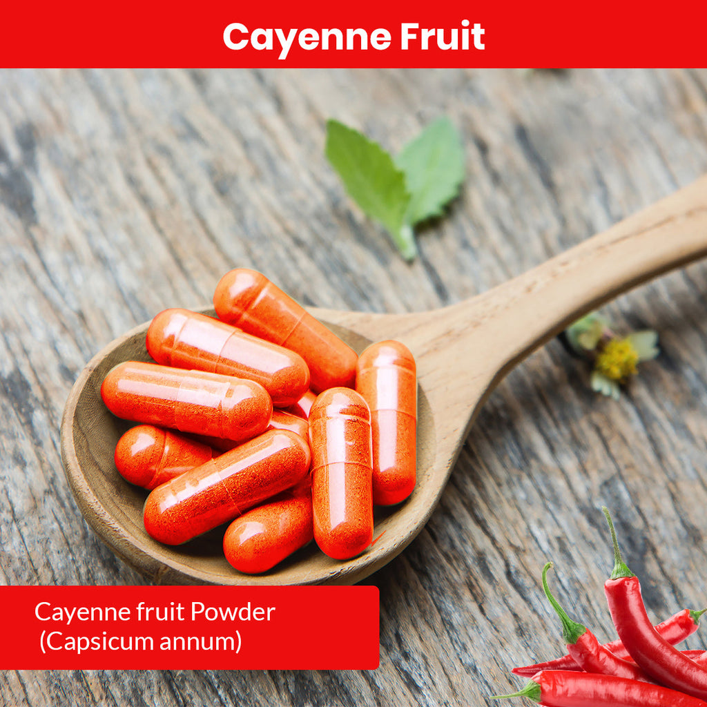 Cayenne Fruit Capsules (Vegetarian, Powder)
