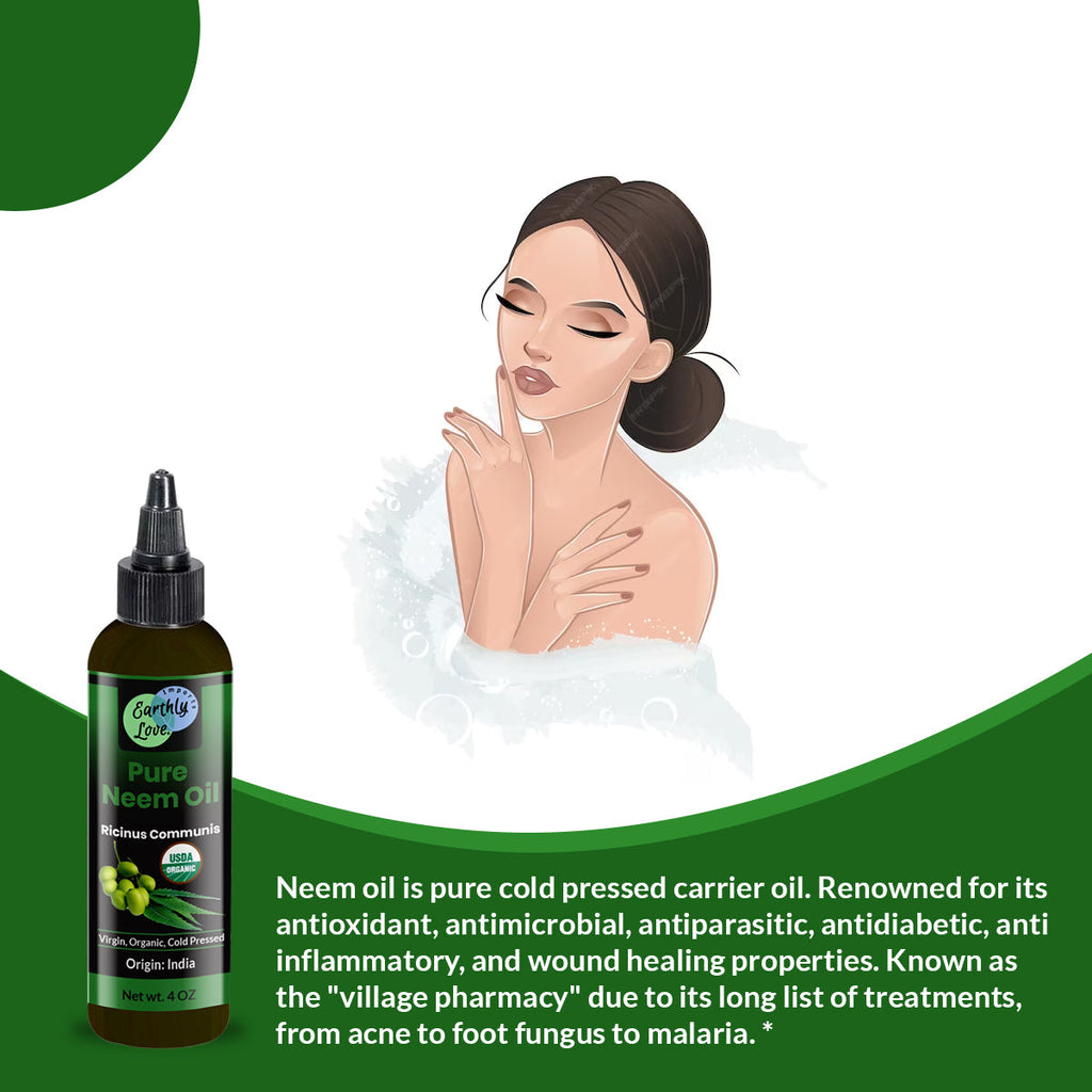 Neem Oil (Virgin, Unrefined) – Cold-Pressed