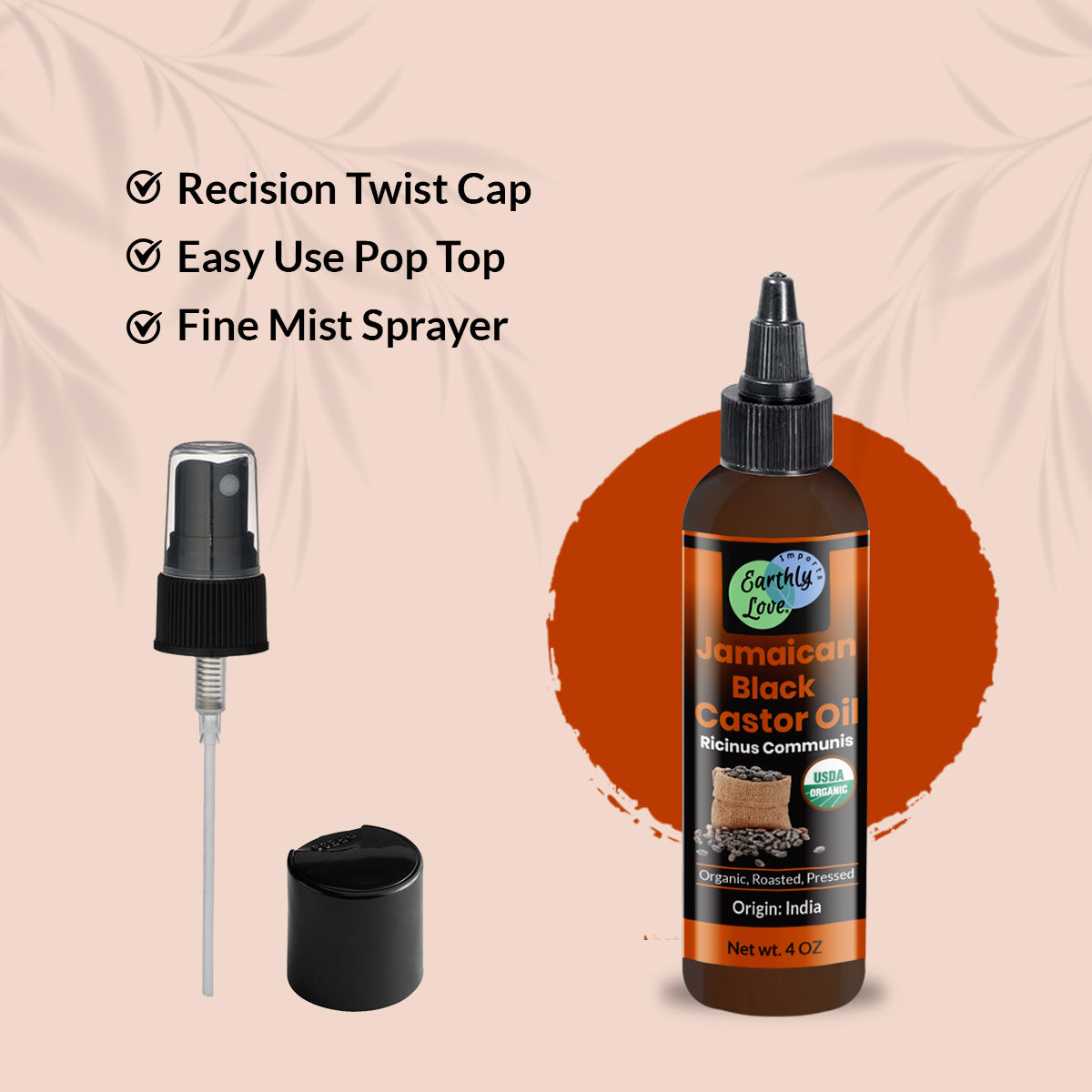 Jamaican Black Castor Oil (Cold-Pressed)