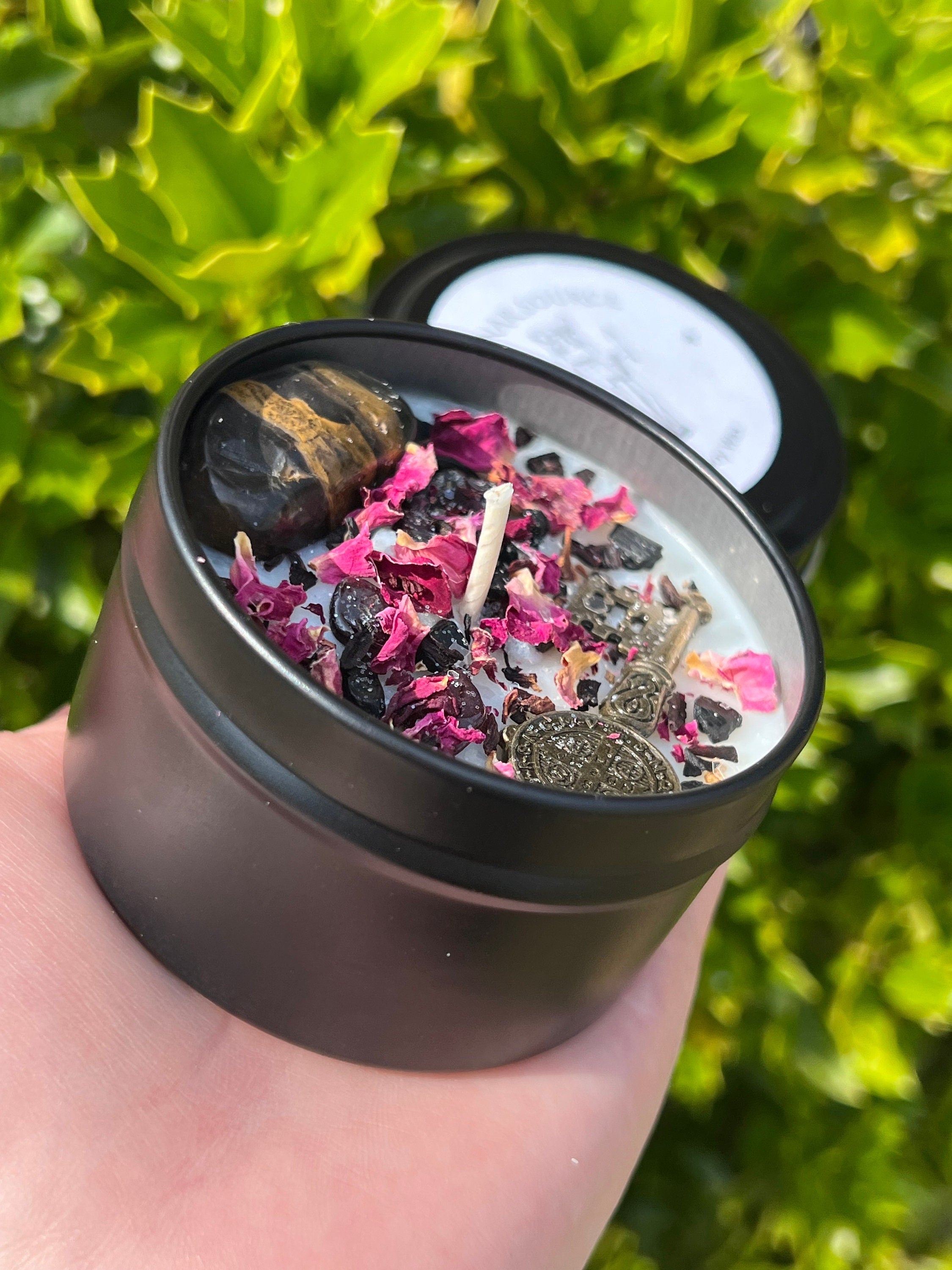 Hekate Dark Moon Goddess Candle | Hecate Witchcraft Pagan Queen Crossroad Keys Witches Witchcraft Herbal Intention Spell Ritual Altar Gift
