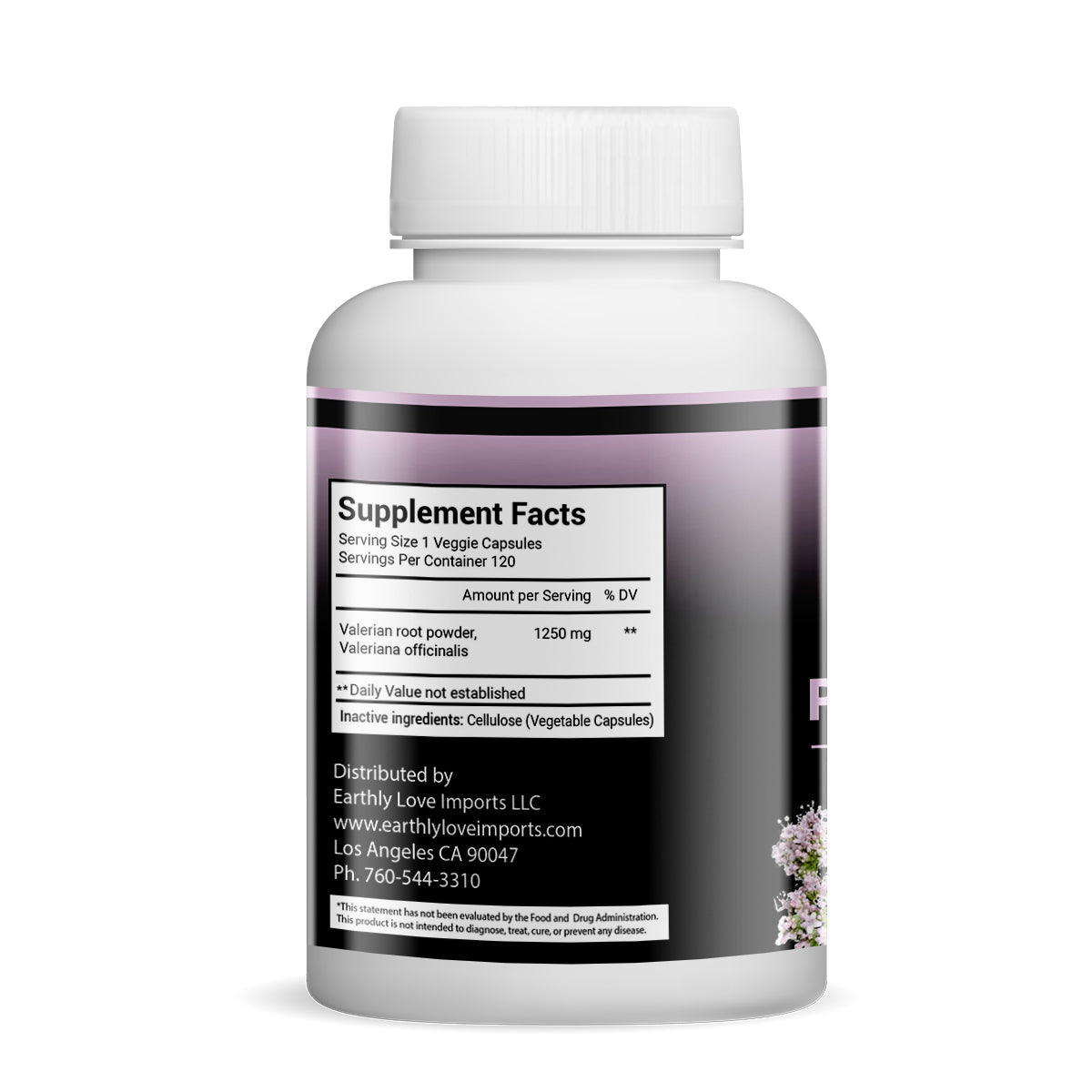 Pure Valerian Root Capsules (Vegetarian, Powder)
