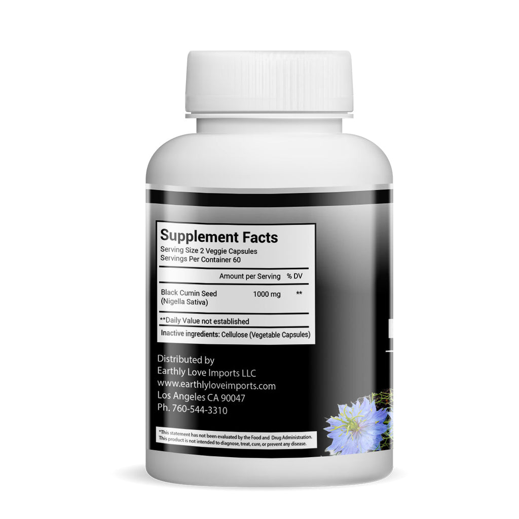 Black Seed Capsules (Vegetarian, Full Herb)