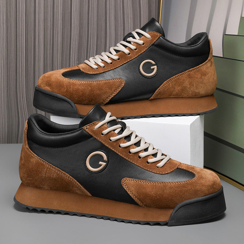 Chocolate City" Men's Nappa Leather Casual Shoes!