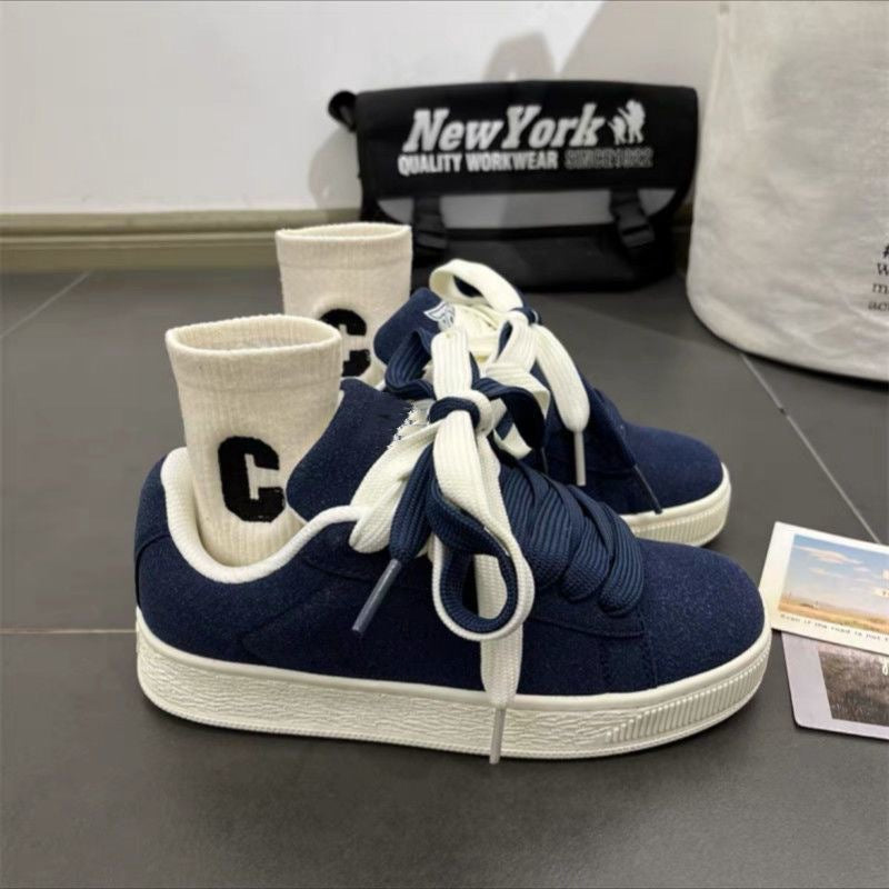 Men's Vintage Chunky Sole Sneakers - Retro Fashion Athletic Shoes