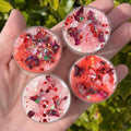 Aphrodite Love Spell Tea Lights: Rose Quartz Vegan Altar Candles