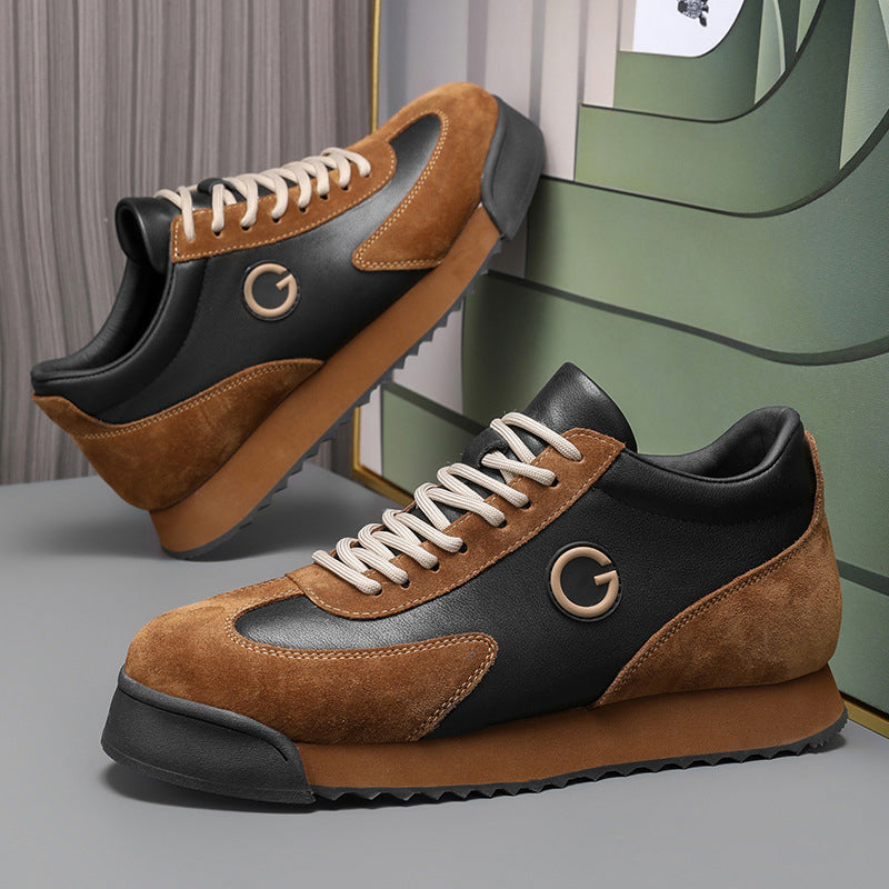 Chocolate City" Men's Nappa Leather Casual Shoes!
