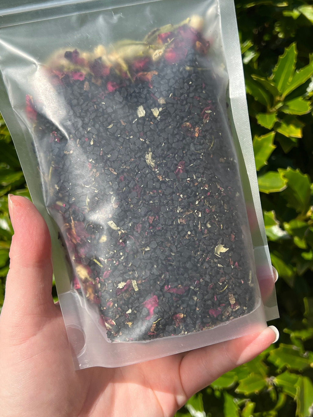 Lilith Ritual Bath Salts | Dark Moon Goddess Offering Lilit Temptress Witchy Devotional Pagan Deity Herbal Carnelian Crystal Black Salt Soak