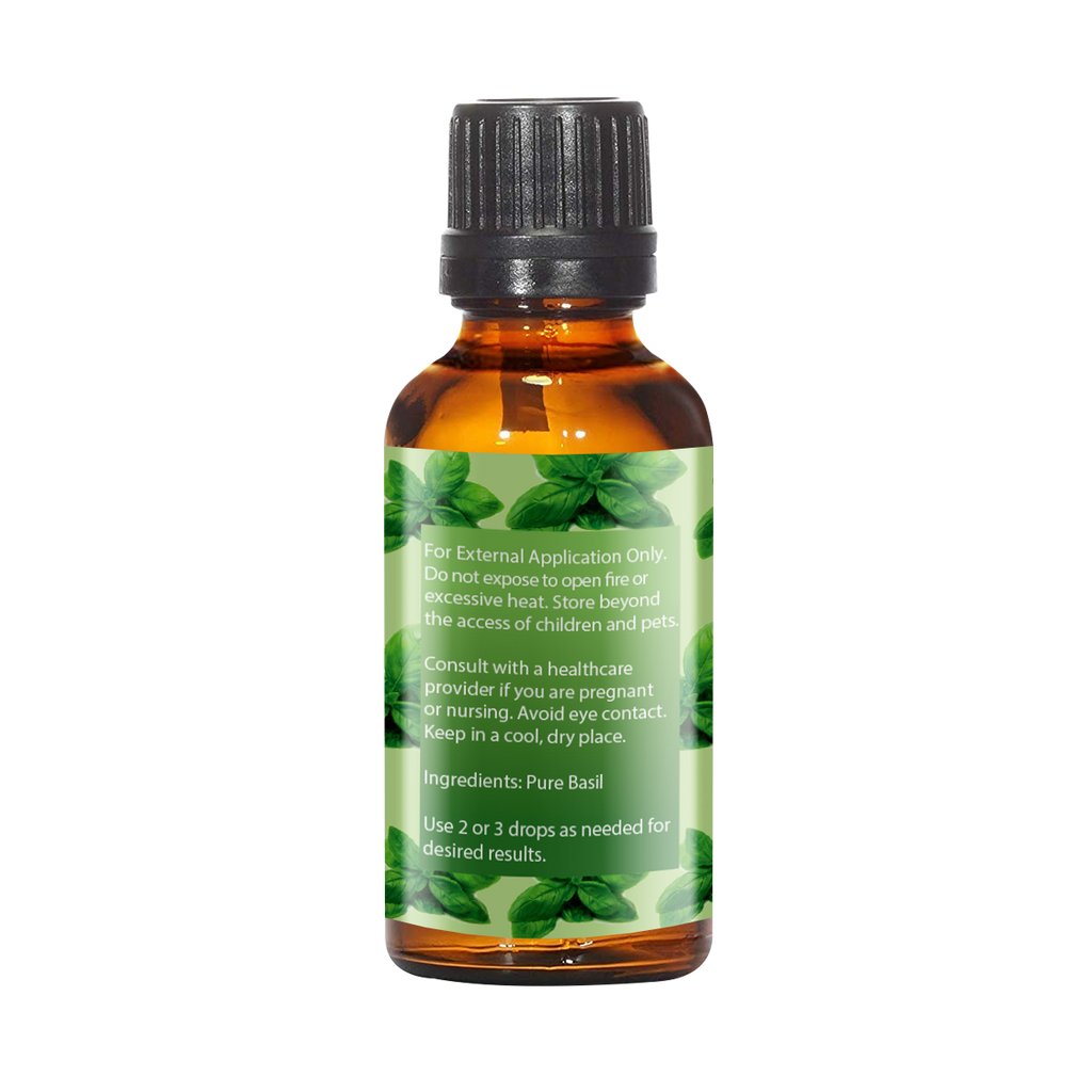 Basil Sweet Essential Oil (Organic)