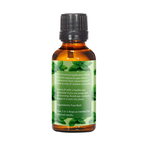Basil Sweet Essential Oil (Organic)