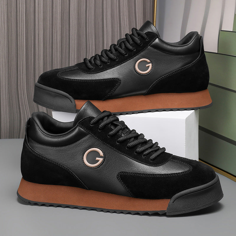 Chocolate City" Men's Nappa Leather Casual Shoes!