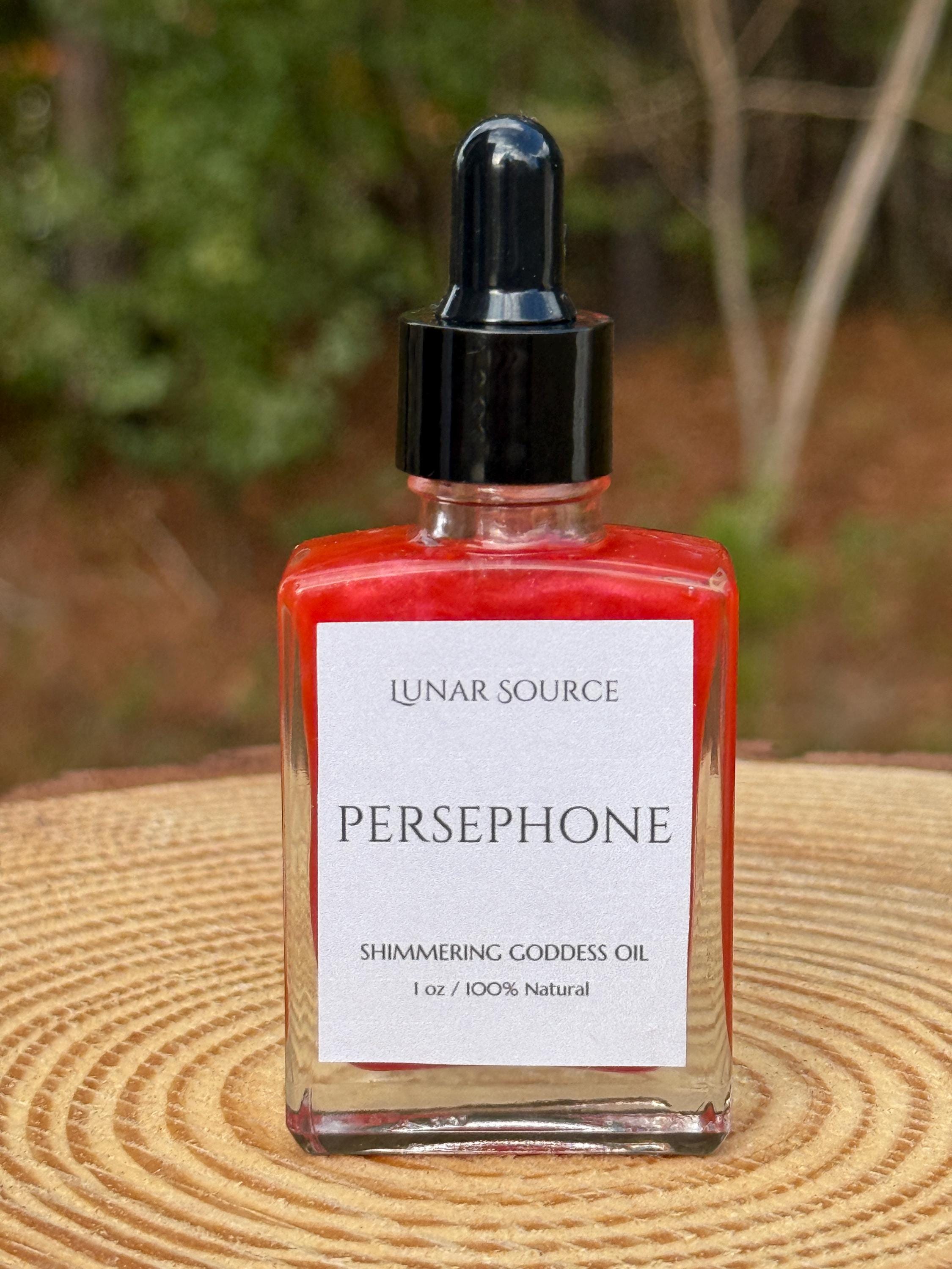 Persephone Luxury Shimmering Body Perfume Oil | Underworld Queen Goddess Witchcraft Altar Ritual Spell Deity Intention Pagan Gift