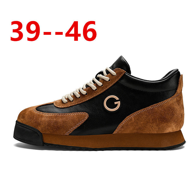 Chocolate City" Men's Nappa Leather Casual Shoes!