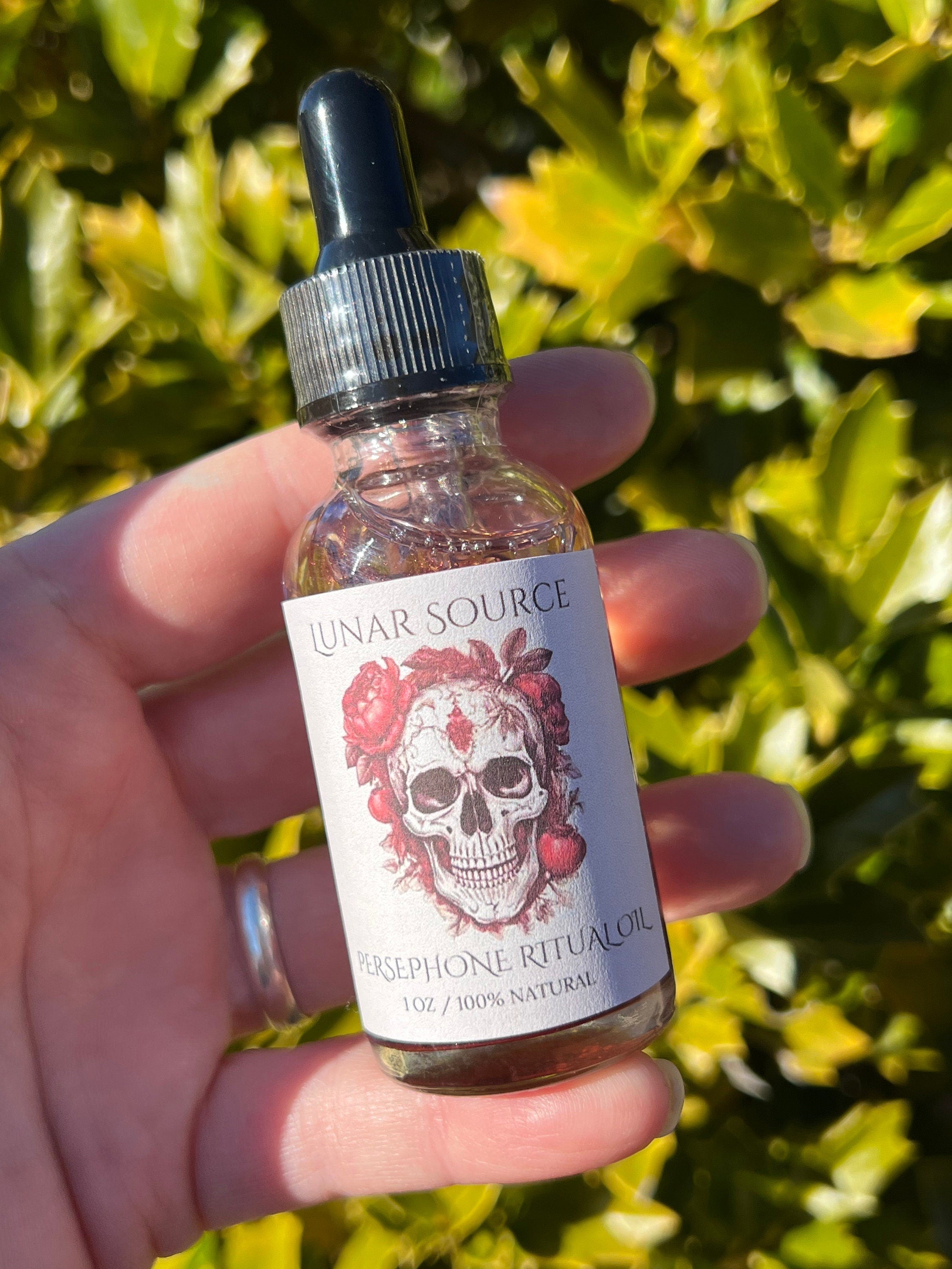 Persephone Offering Ritual Oil | Queen of Underworld Goddess Perfume Witchcraft Altar Spell Magic Deity Intention Devotional Pagan Gift