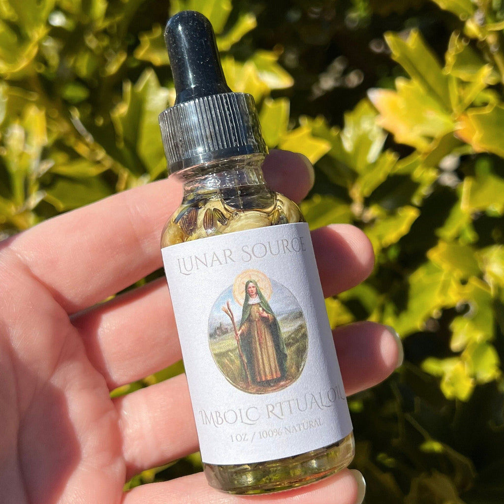 Brigid Ritual Oil | Gaelic Celtic Goddess St Brighid Imbolc Body Perfume Witchcraft Altar Spell Magic Deity Intention Devotional Pagan Gift