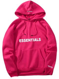Fear Of God Essentials Pink Hoodie
