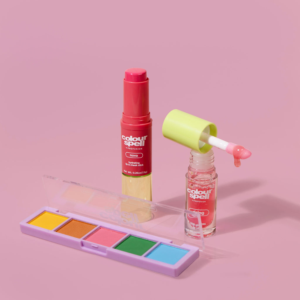 Playful Collection- Lip Oil, Blush & Shadows