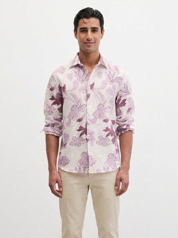 Love Island UK S13 Samraj Toor Floral Print Shirt