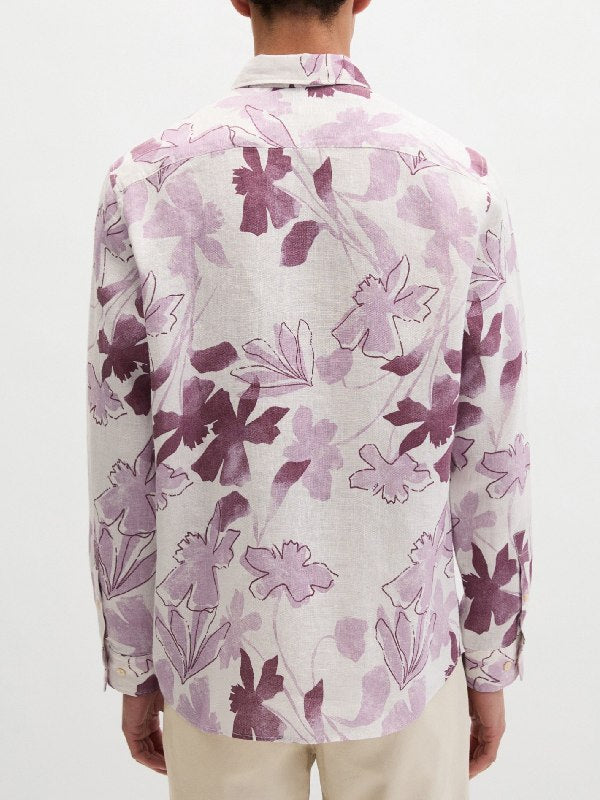 Love Island UK S13 Samraj Toor Floral Print Shirt