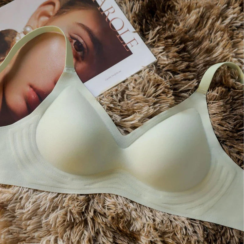 Seamless Underwear For Women With Push-up, No Rims, Soft Support Sports Bra