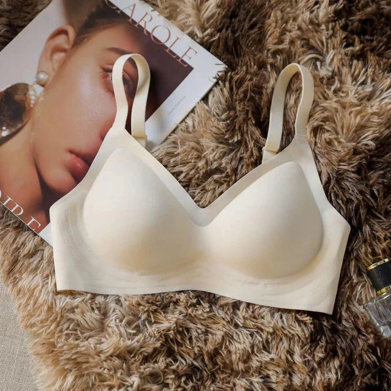 Seamless Underwear For Women With Push-up, No Rims, Soft Support Sports Bra