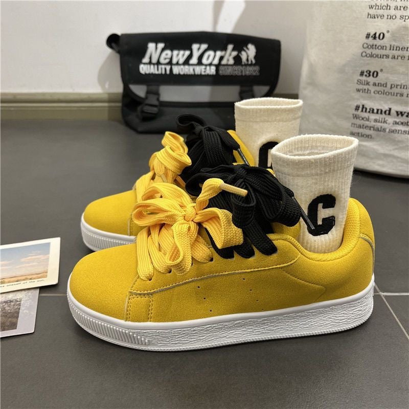 Men's Vintage Chunky Sole Sneakers - Retro Fashion Athletic Shoes