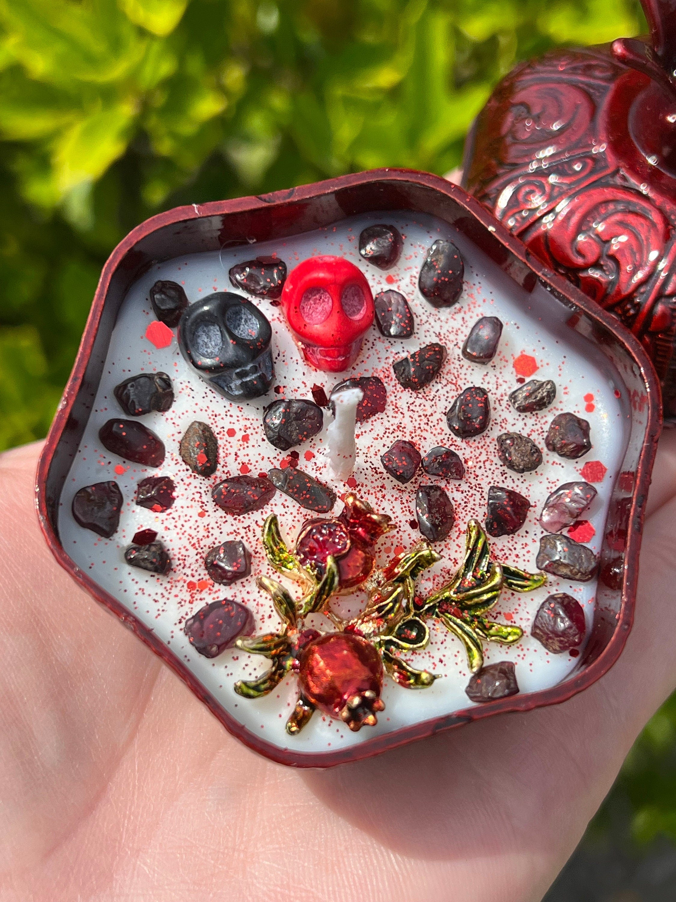 SPECIAL EDITION Persephone Offering Ritual Candle | Queen of Underworld Witchcraft Altar Spell Magic Deity Scented Intention Devotional Gift