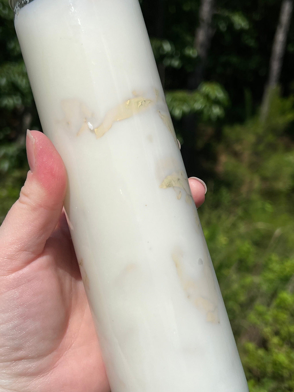Magick Money Rich Witch 7 Day Spell Candle | Intention Ritual Altar Tool Crystal Infused Scented Soy Gift Wealth Abundance Prosperity