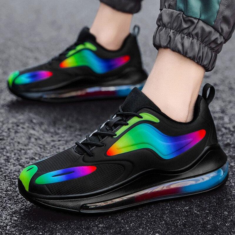 Marc Edition Men's Colorful Air Cushion Ruining Sneaker