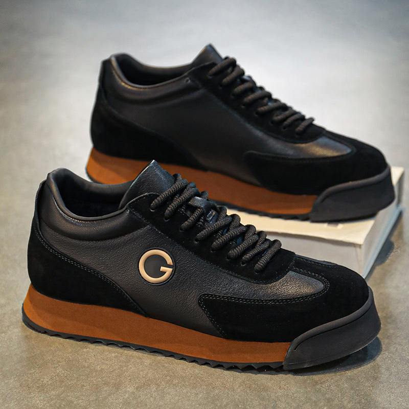 Chocolate City" Men's Nappa Leather Casual Shoes!