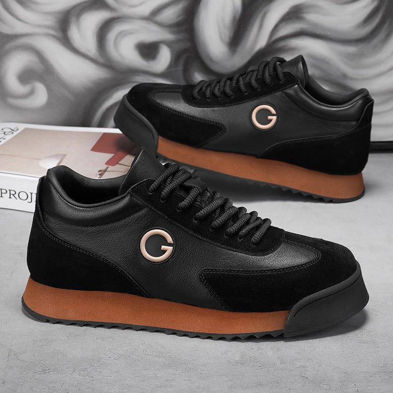 Chocolate City" Men's Nappa Leather Casual Shoes!