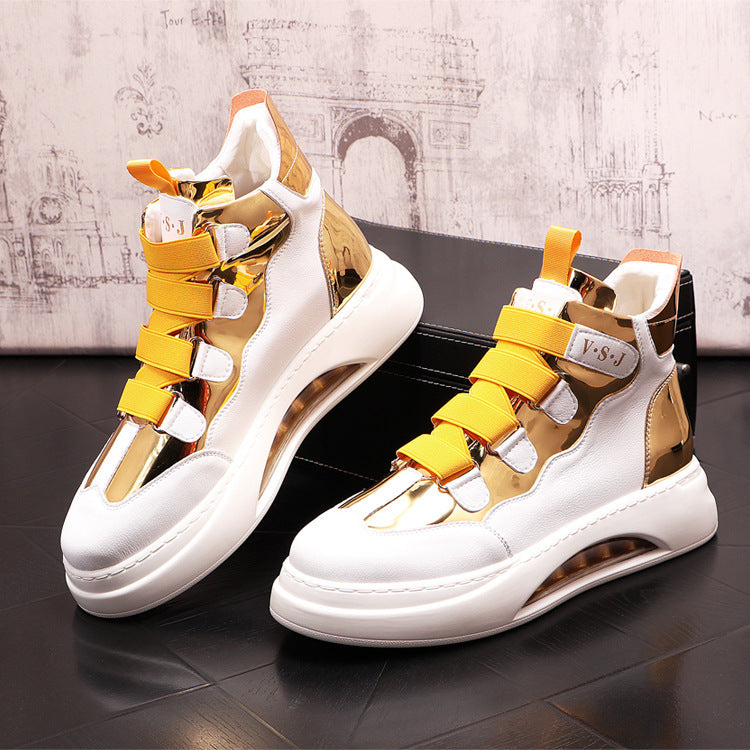 "JayRab" Power Color Metallic High Top