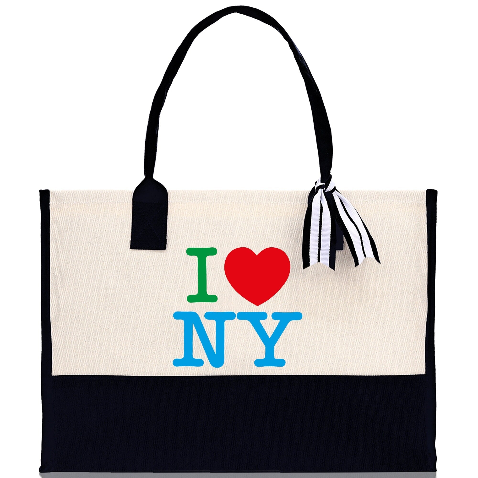 New York Cotton Canvas Tote Bag NY Travel Vacation Tote Employee and Client Gift NYC Wedding Favor Birthday Welcome Tote Bag Bridesmaid Gift